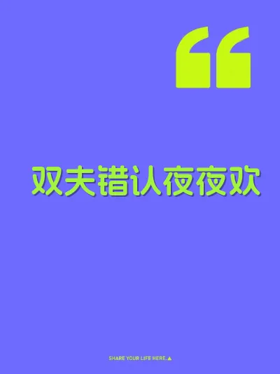 双夫错认夜夜欢