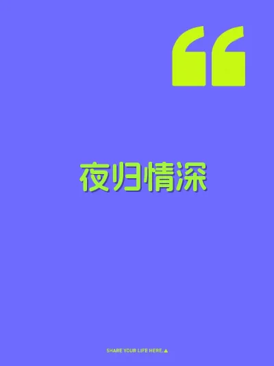 夜归情深