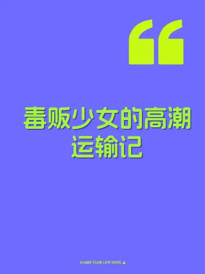 毒贩少女的高潮运输记