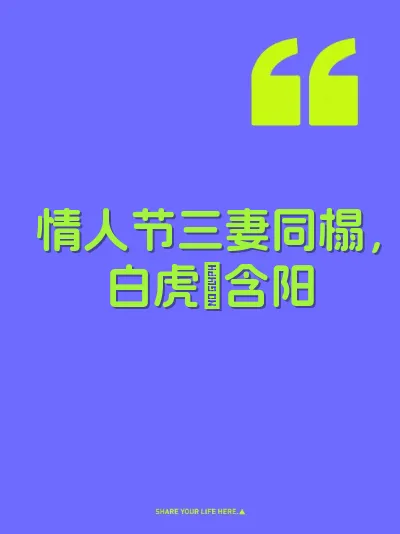 情人节三妻同榻，白虎屄含阳