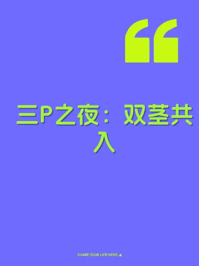 三P之夜：双茎共入