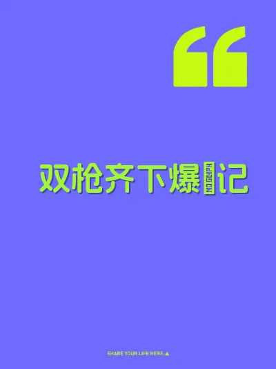 双枪齐下爆屄记