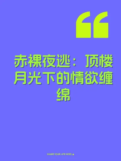 赤裸夜逃：顶楼月光下的情欲缠绵