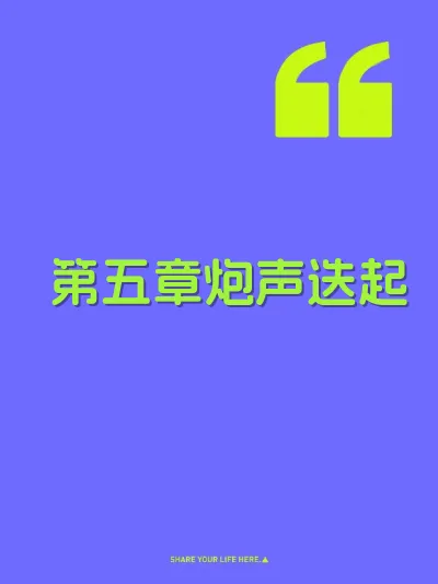 第五章炮声迭起