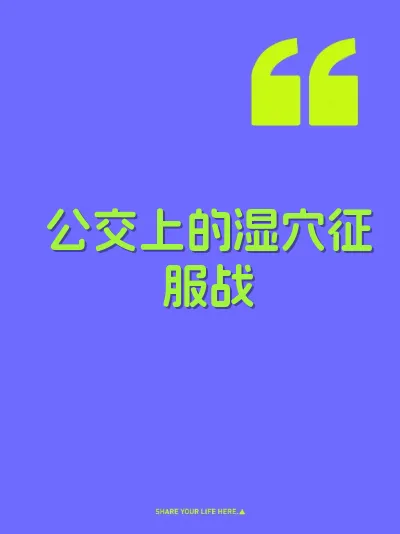 公交上的湿穴征服战