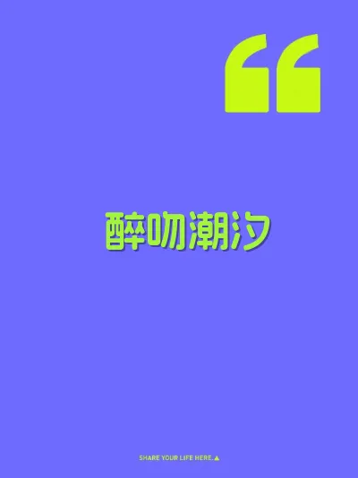醉吻潮汐