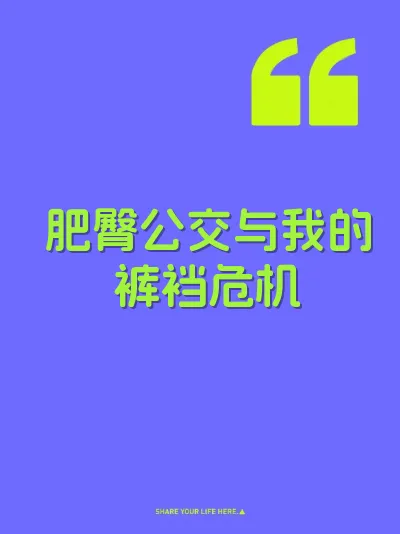 肥臀公交与我的裤裆危机