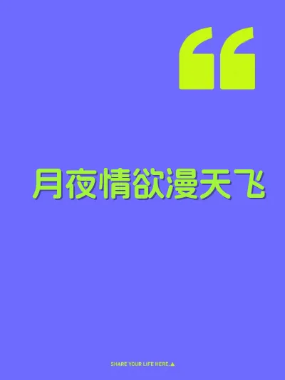 月夜情欲漫天飞