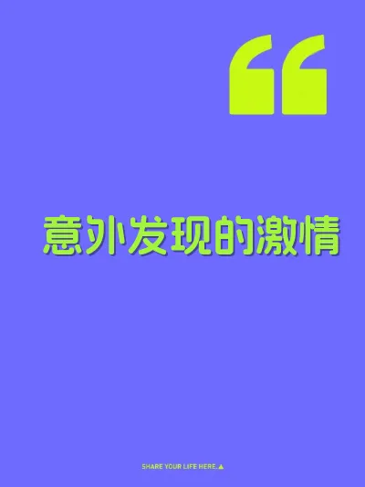 意外发现的激情