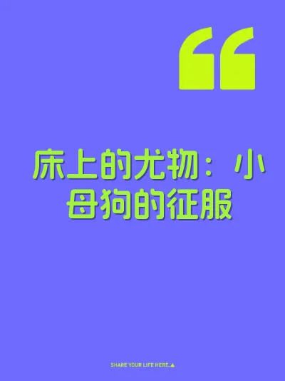 床上的尤物：小母狗的征服