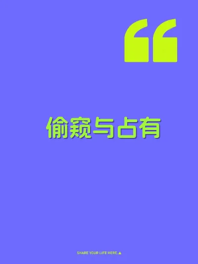偷窥与占有