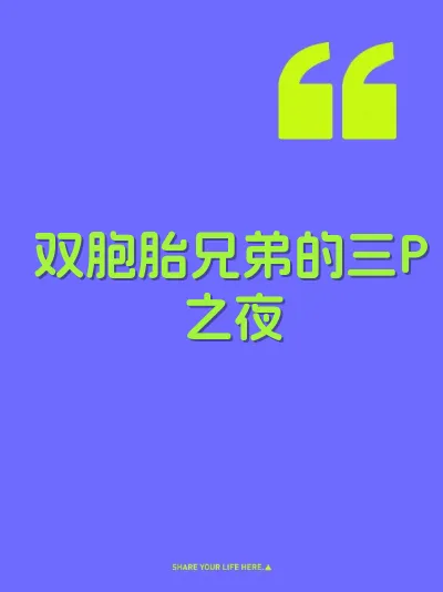 双胞胎兄弟的三P之夜